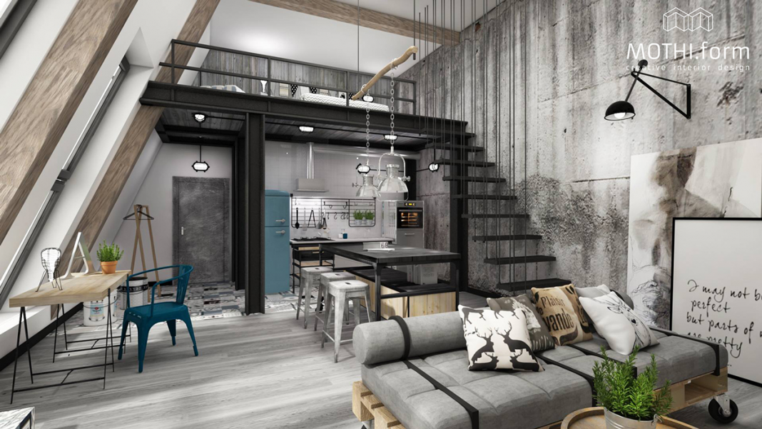 View of 30 Industrial Interior Design Ideas for an Urban Look
