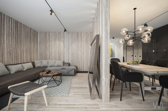 Magnificent Wood Decor For Small Apartment Design - RooHome - Wood Features In Small Apartment Decor Ideas
