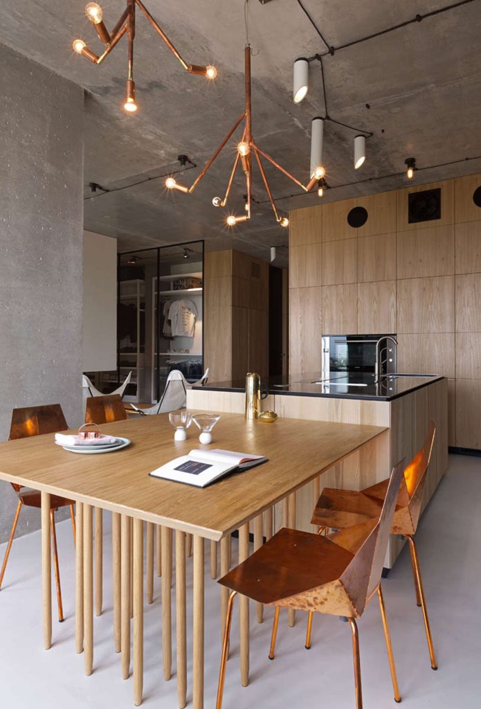 A closer look at Brass Fixtures For Minimalist Penthouses