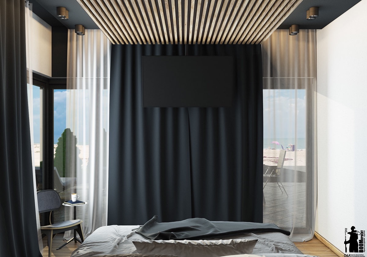 Black bedroom themes