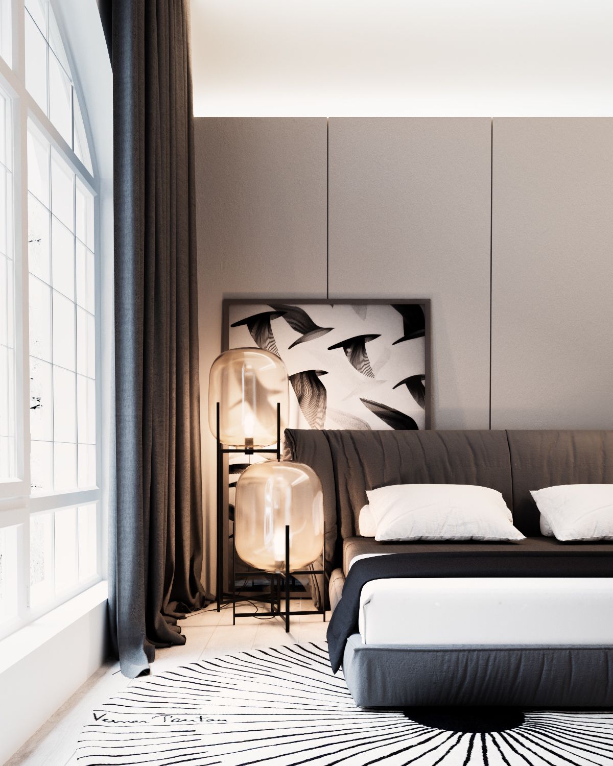 Modern bedroom interior style