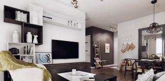 Nordic apartment interior design