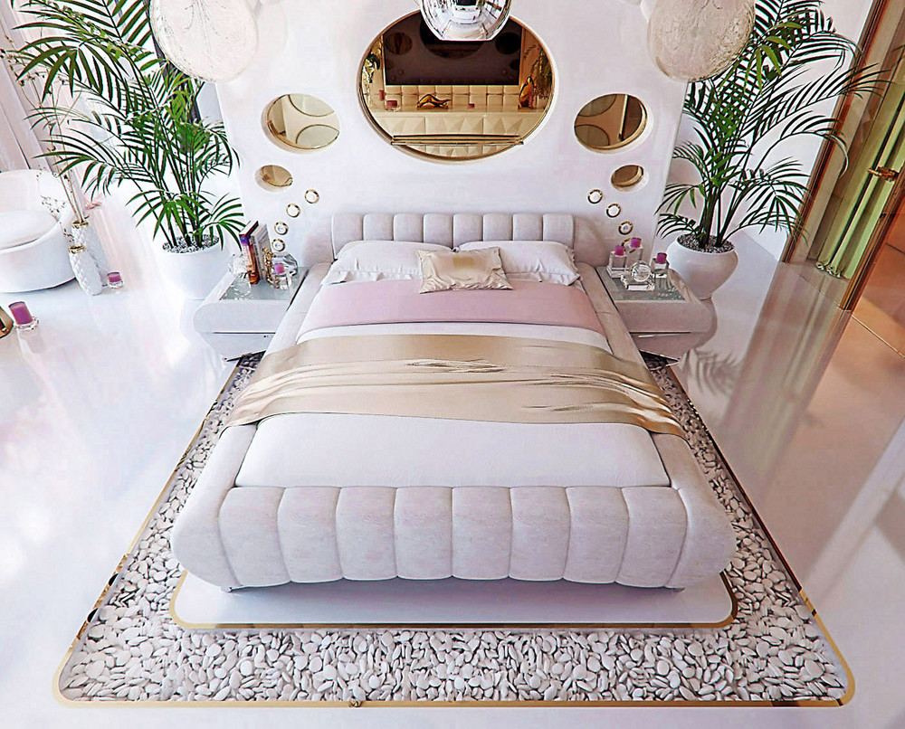 Luxury bedroom design for woman