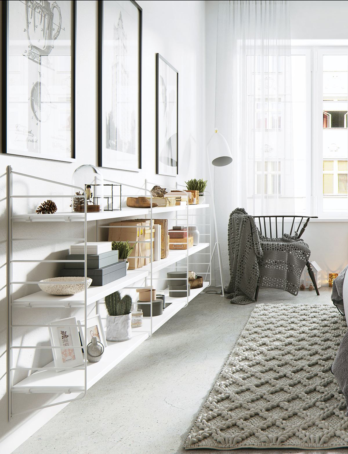 Nordic apartment interior design style