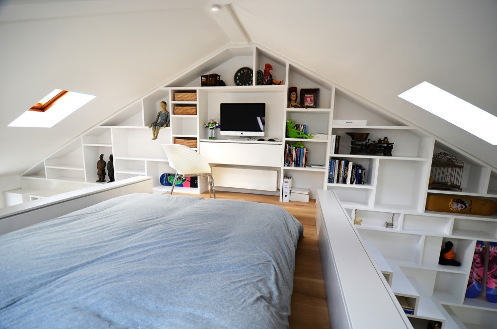 Beautiful loft bedroom design