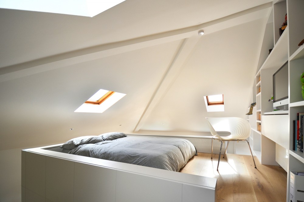 Beautiful loft bedroom design