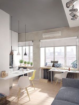 Mini loft with modern design