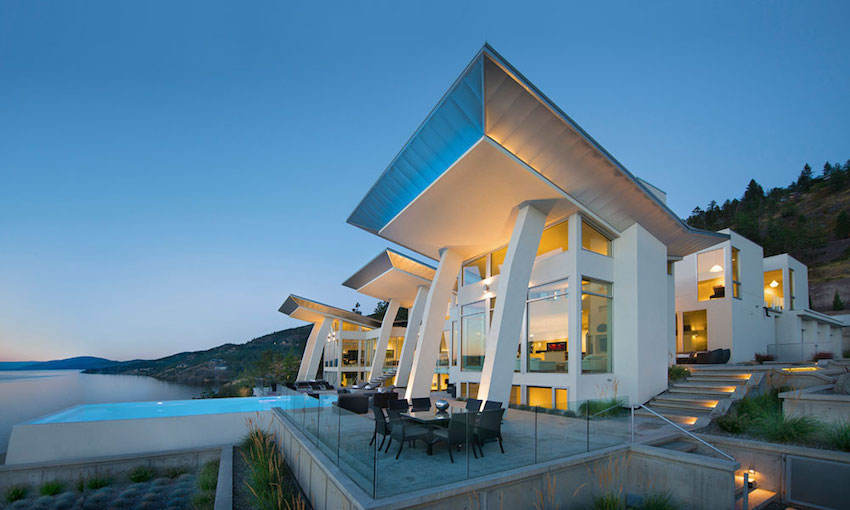 Modern lake house design ideas