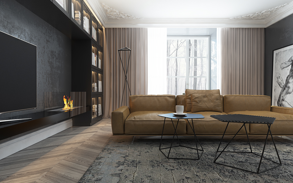 Artistic living room design ideas