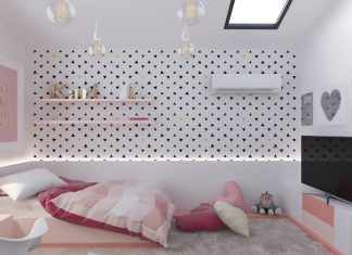 Cool Teenage girls bedroom idea
