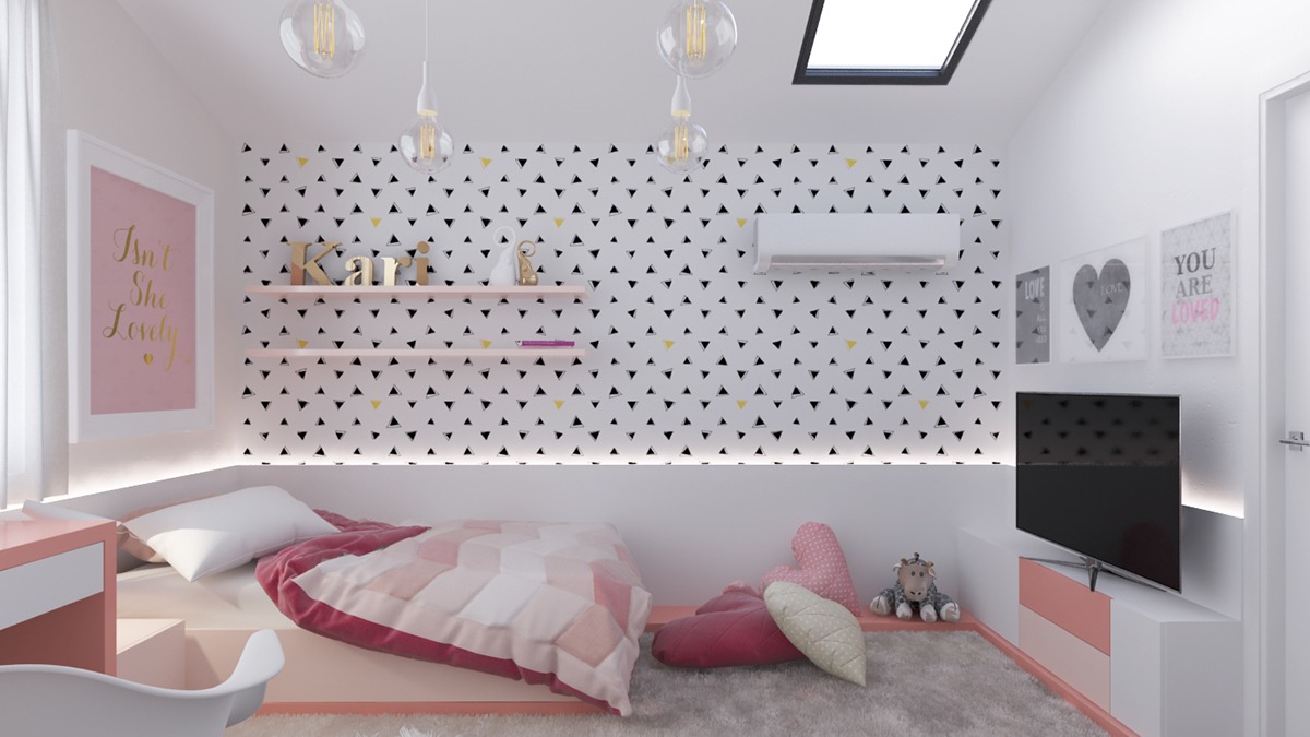 Cool Teenage girls bedroom idea