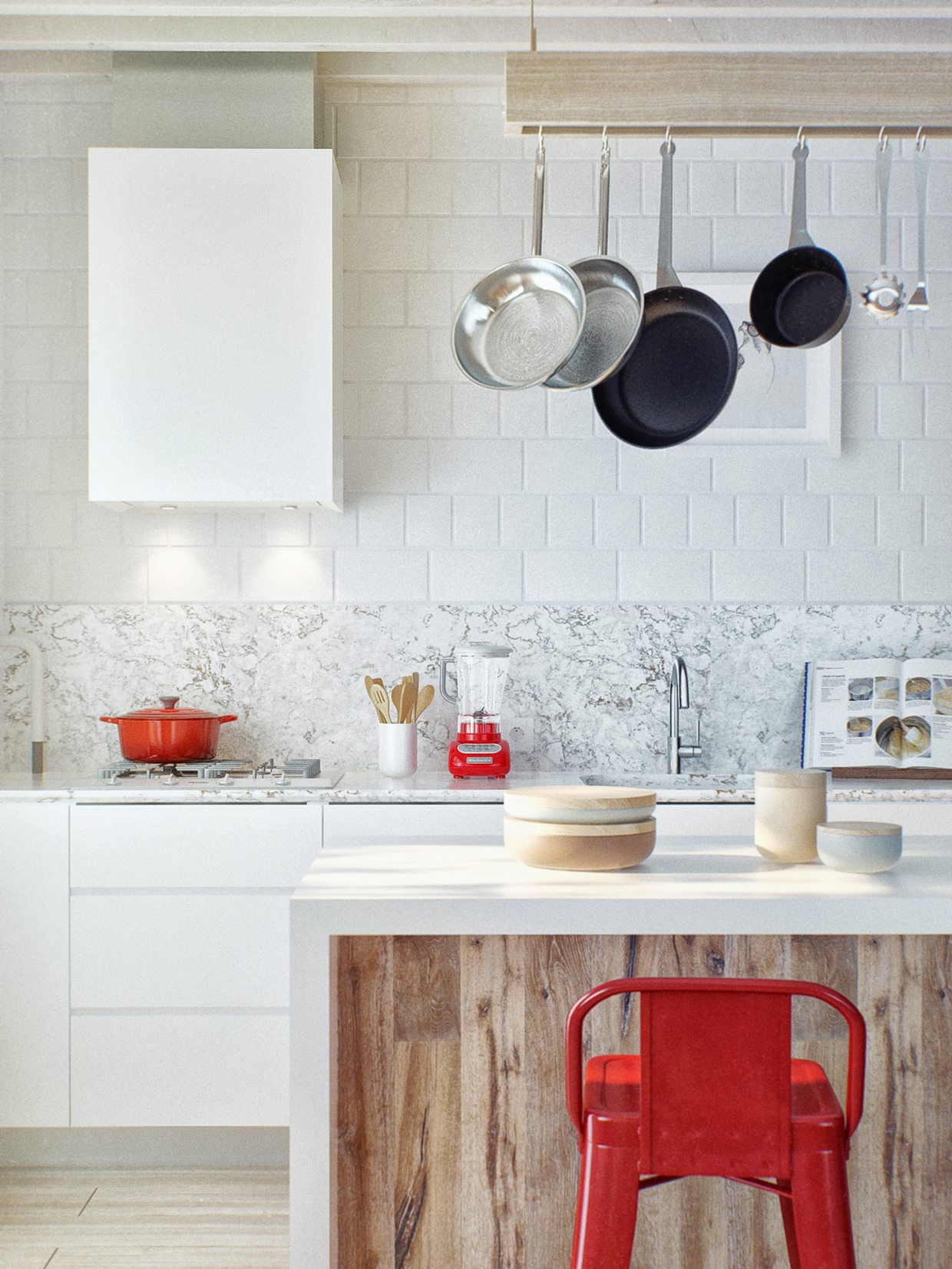 minimalist kitchen bar design