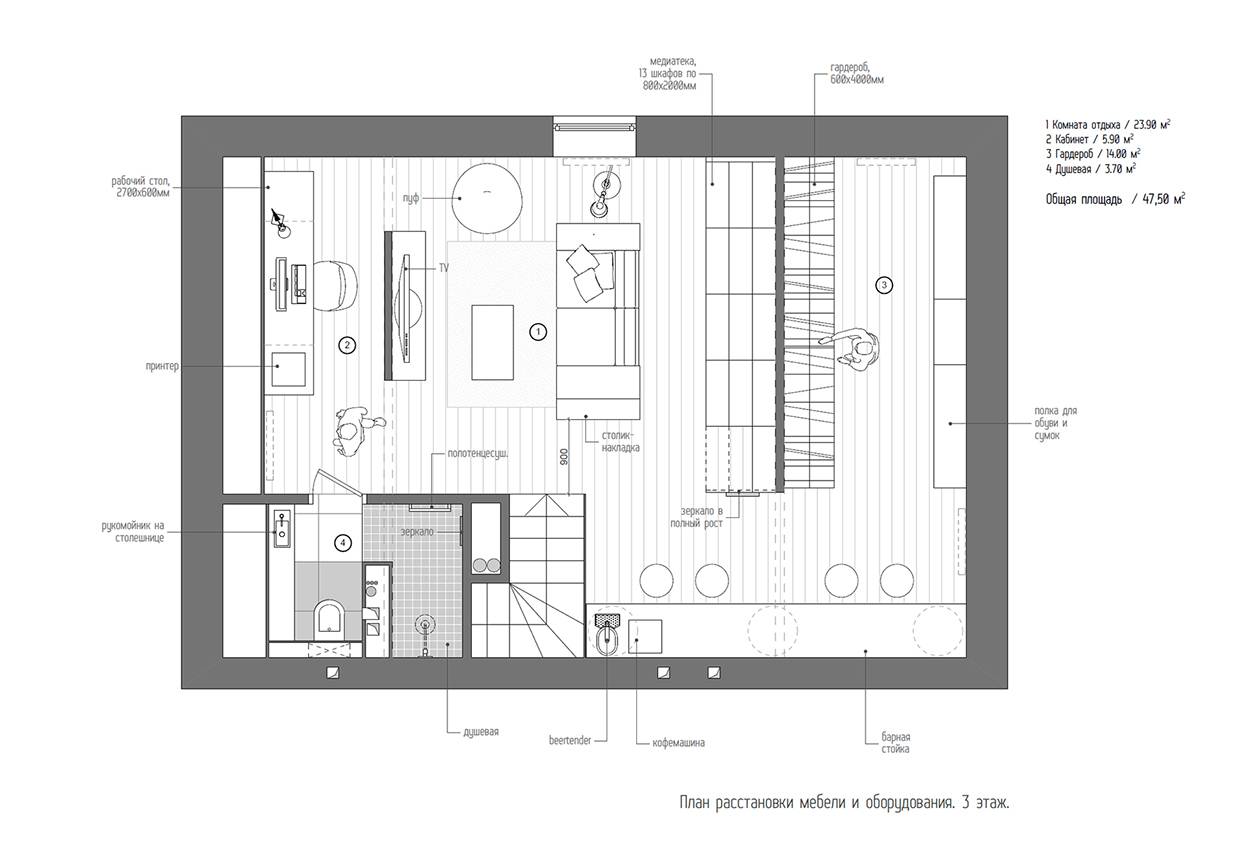 Scandinavian floor plan