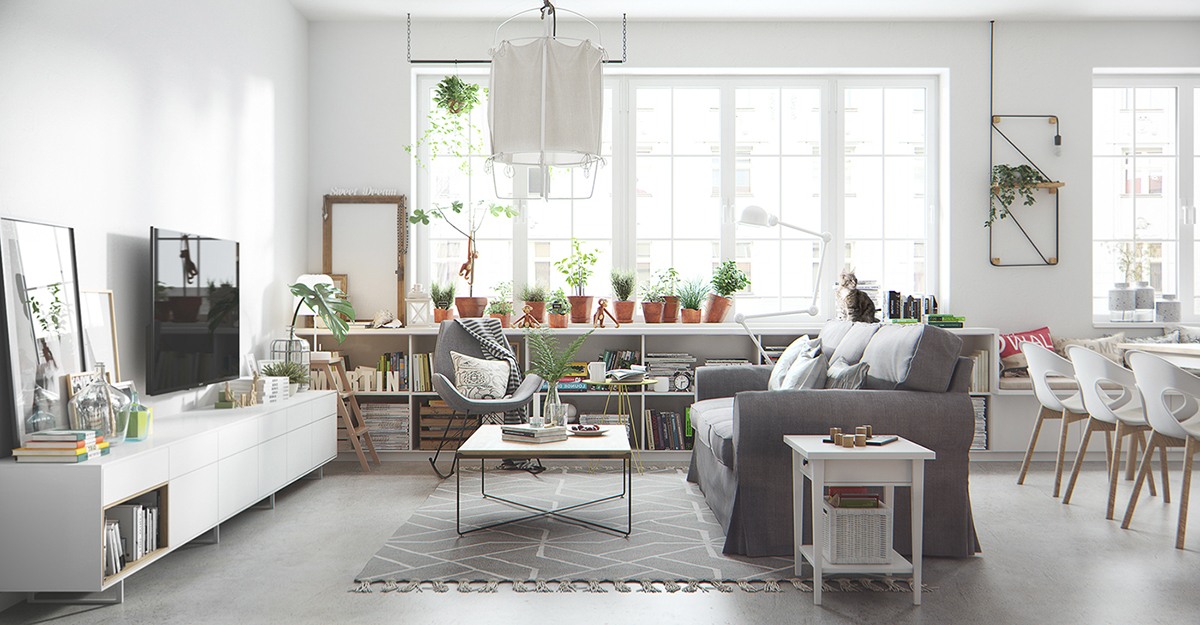 Nordic apartment interior design style