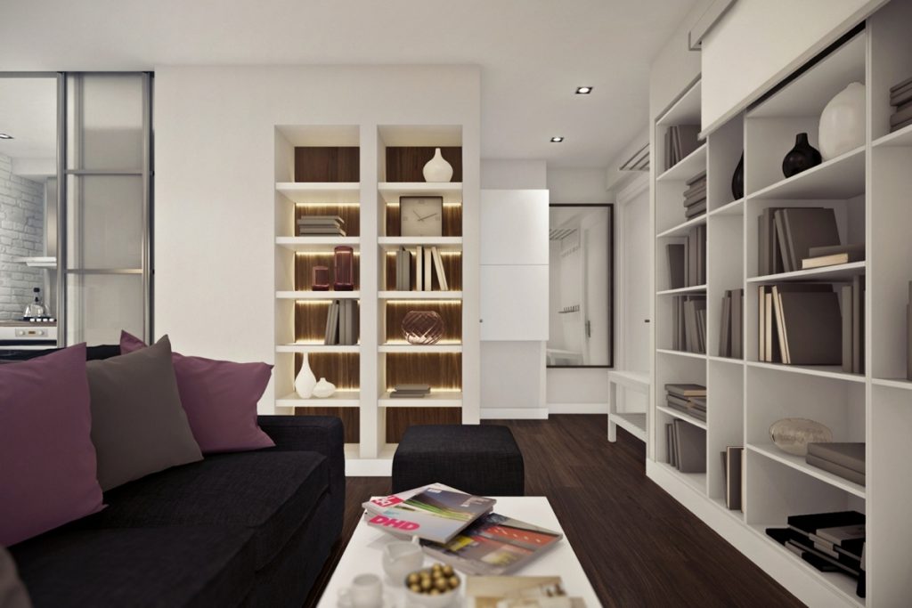 View of 2 Urban Interior Design Style In A Small Apartment - RooHome