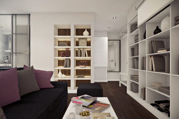 View of 2 Urban Interior Design Style In A Small Apartment - RooHome