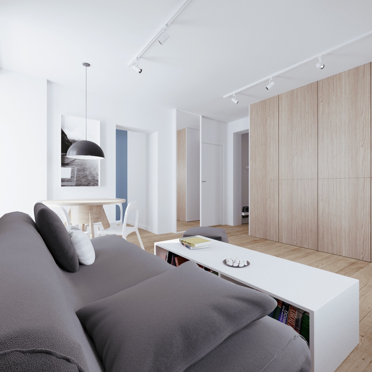 Minimalist Apartment Design With Soft Color Scheme Roohome