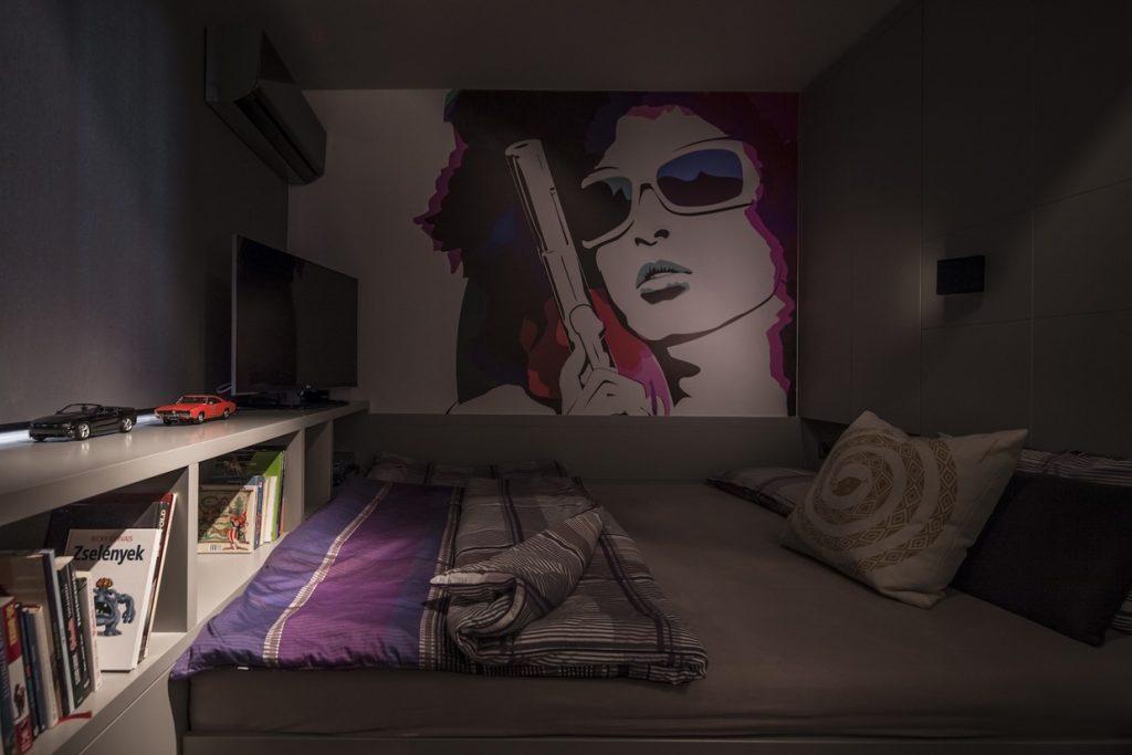 Industrial Apartment Design With Dark Interior Style - RooHome