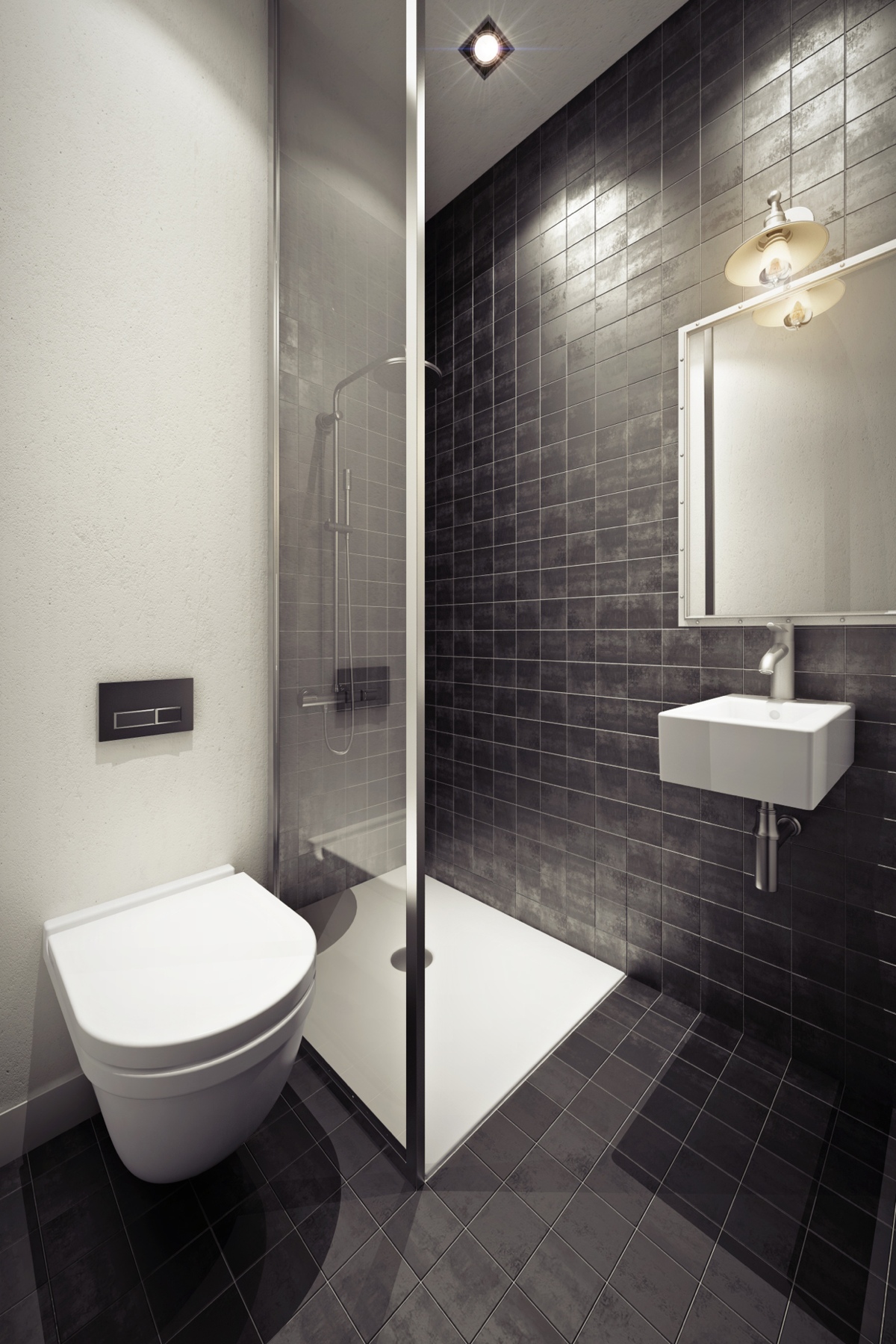 Urban bathroom design style