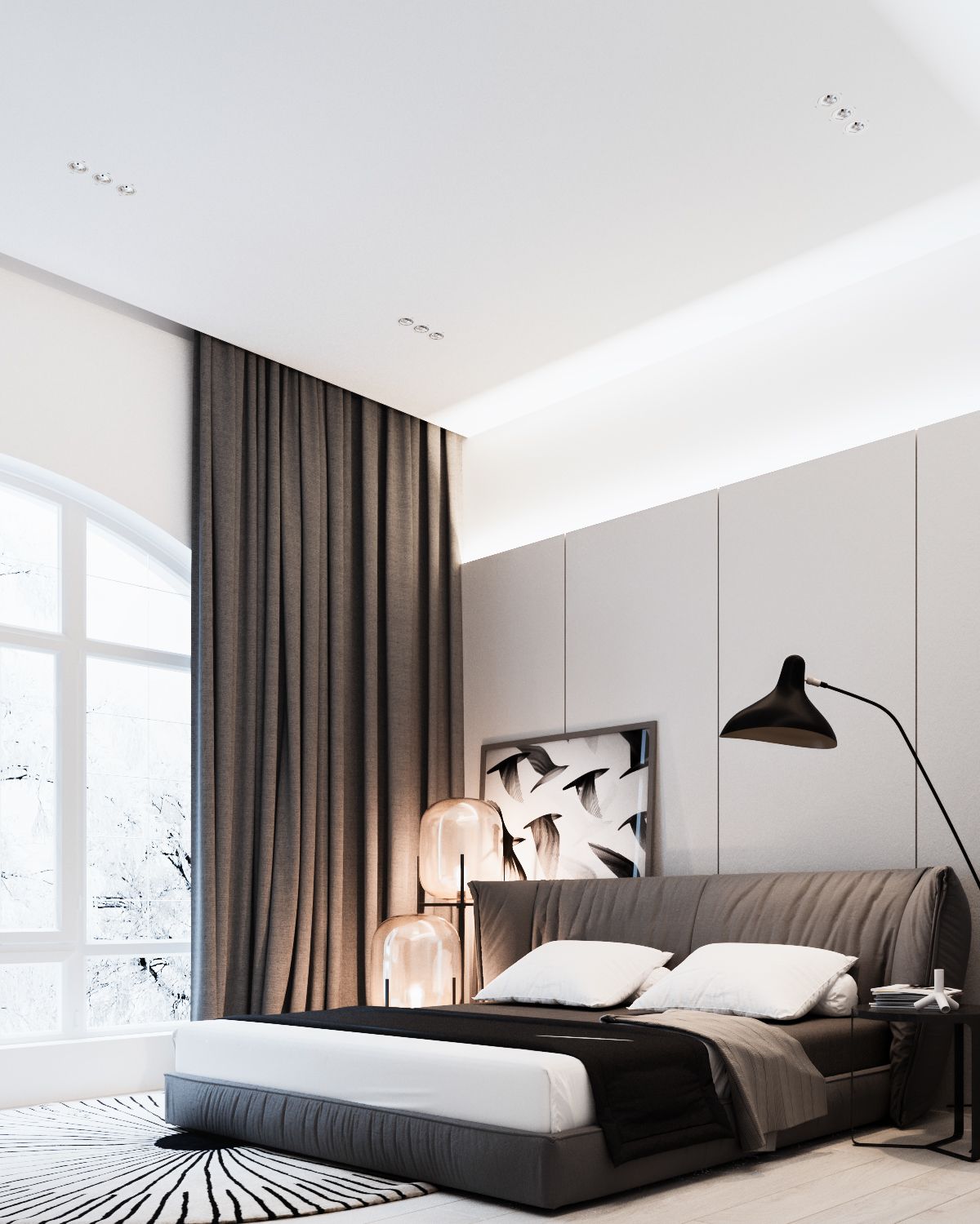 Modern bedroom interior style