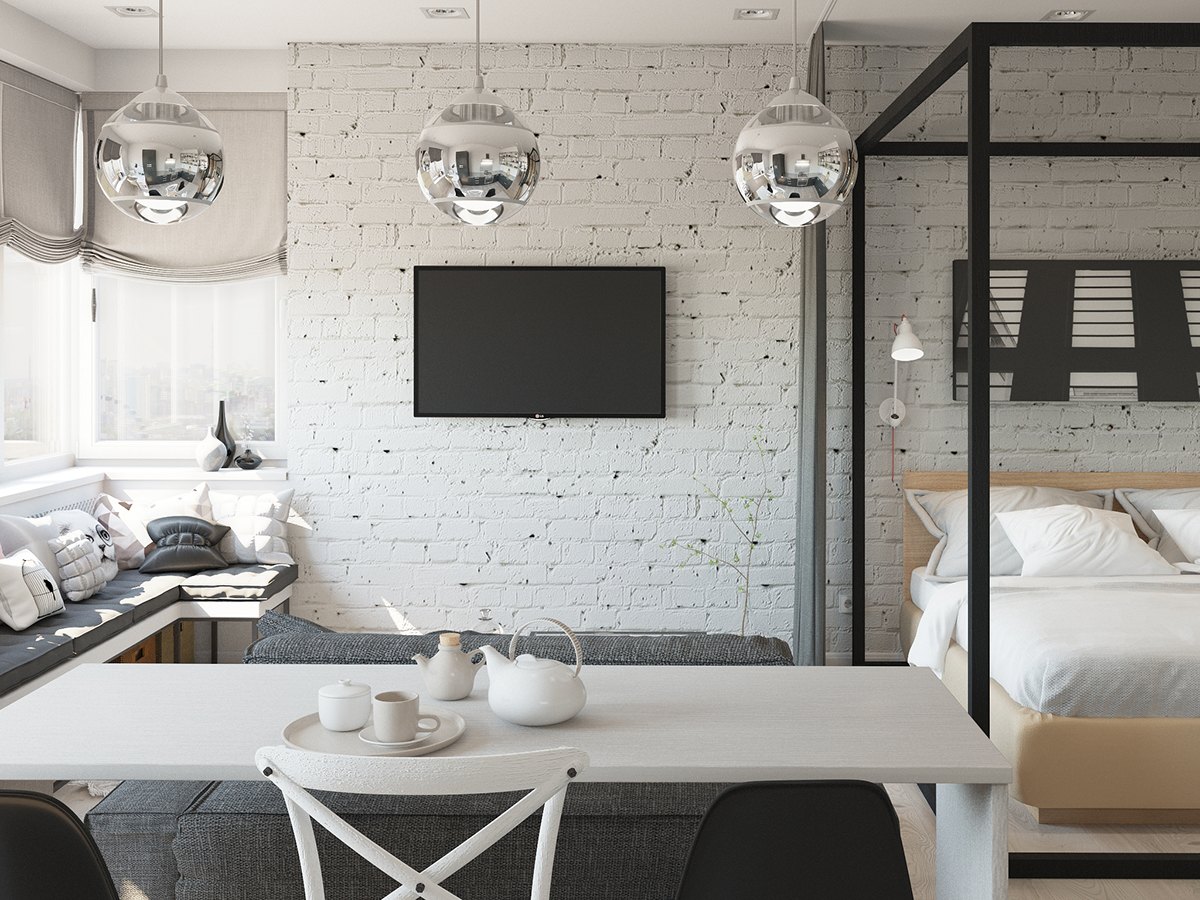 Cute apartment interior design