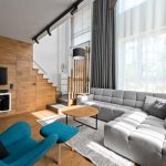 Scandinavian loft interior design