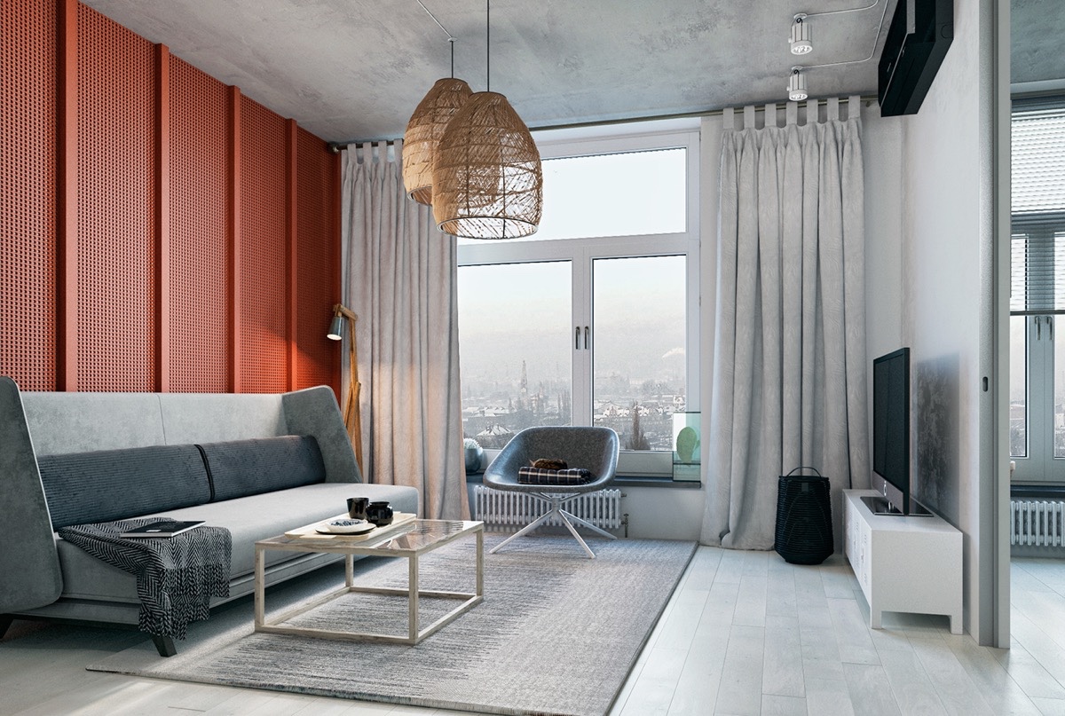 Scandinavian apartment design 