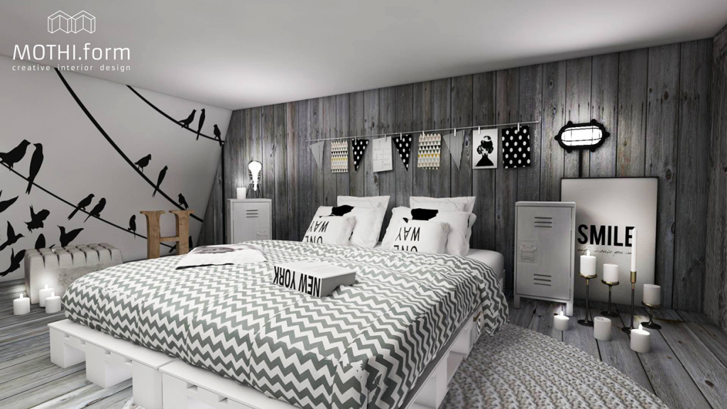2 Industrial Apartment Interior Design That Will Inspiring You - RooHome - Industrial Texture Waterfront Apartment Interior Design