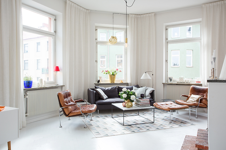 Swedish living room design