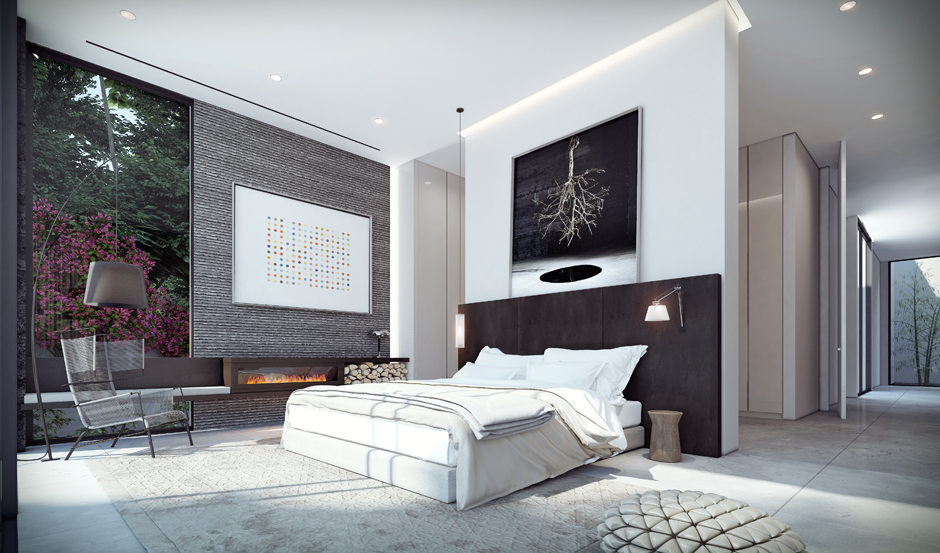 Elegant bedroom theme