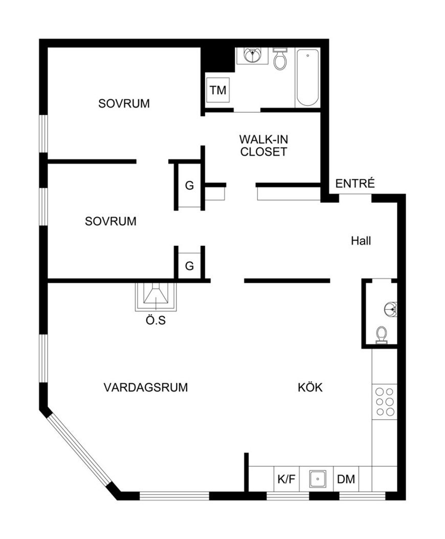 Swedish house plan design