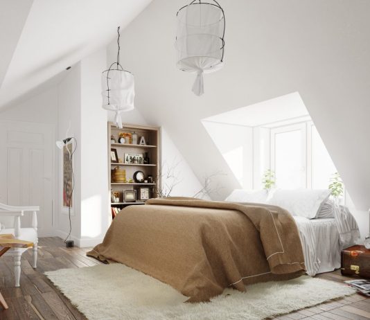 scandinavian design with white color theme