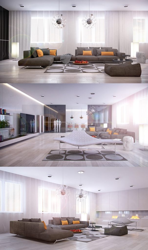 Design Living Room With Relaxing, Modern and Gorgeous Shades - RooHome