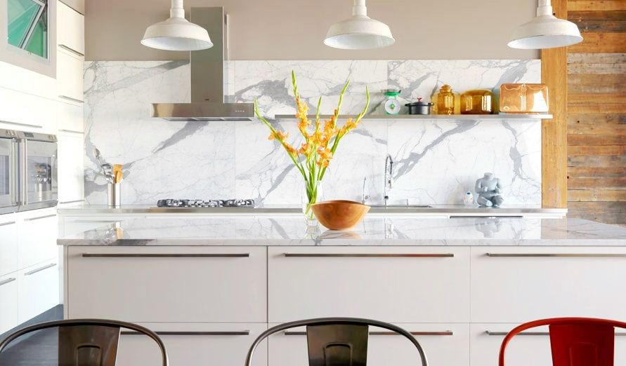 marble kitchen backsplash