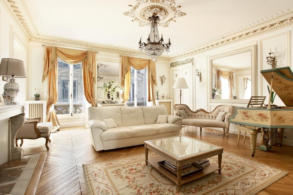 french chic living room