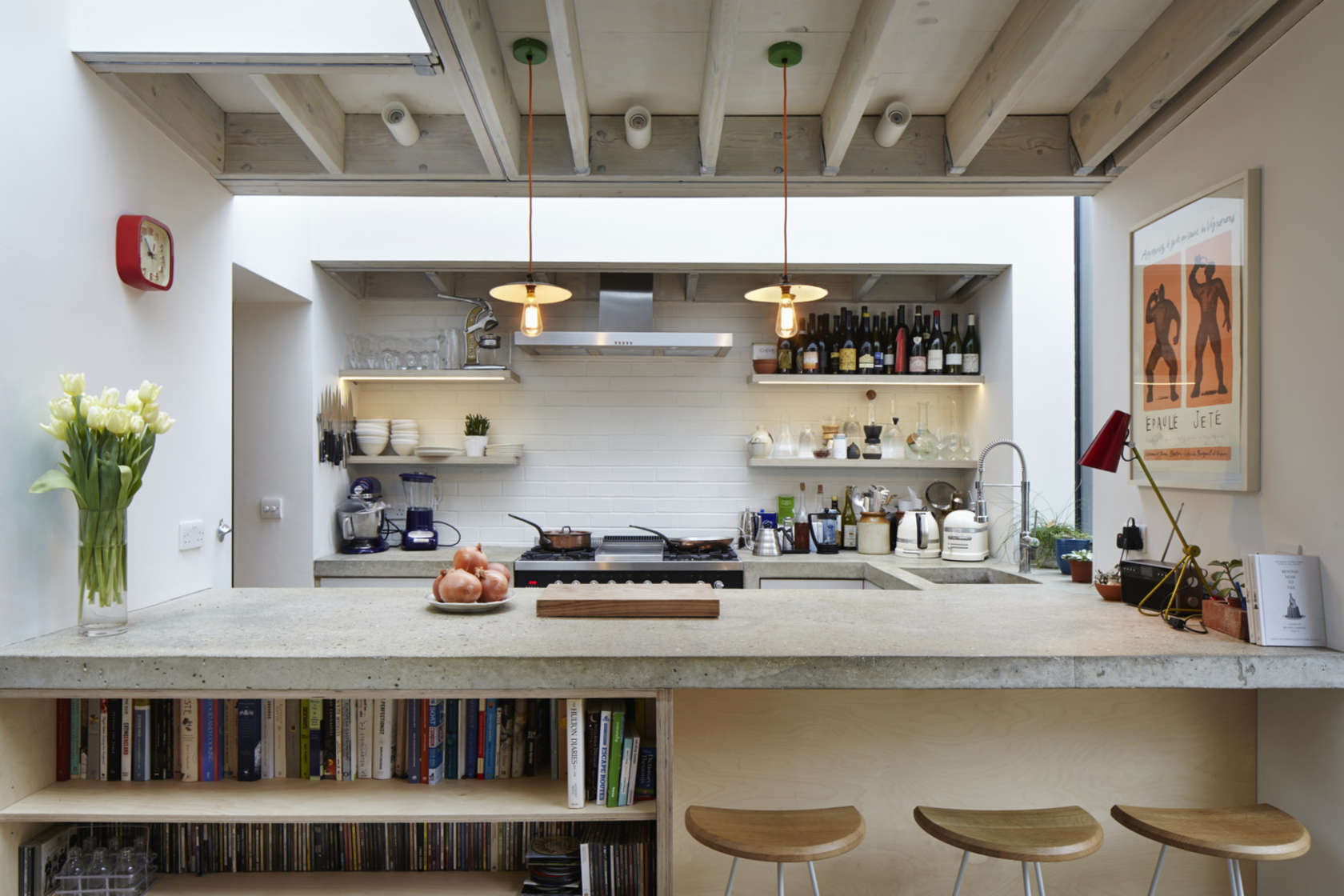 white stunning kitchen design