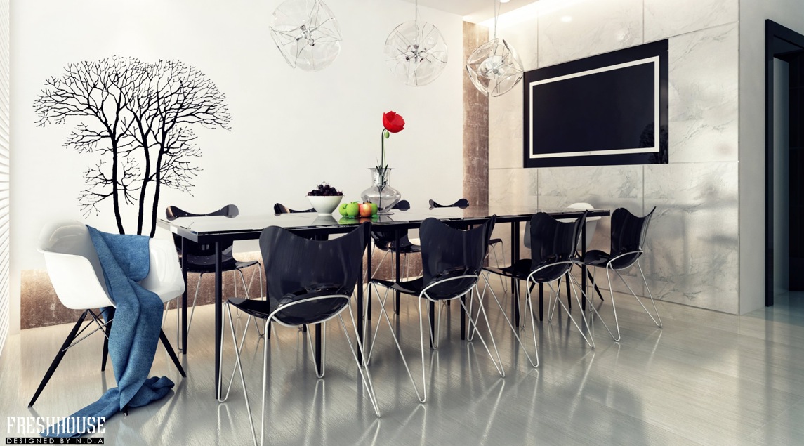 Contemporary dining room design