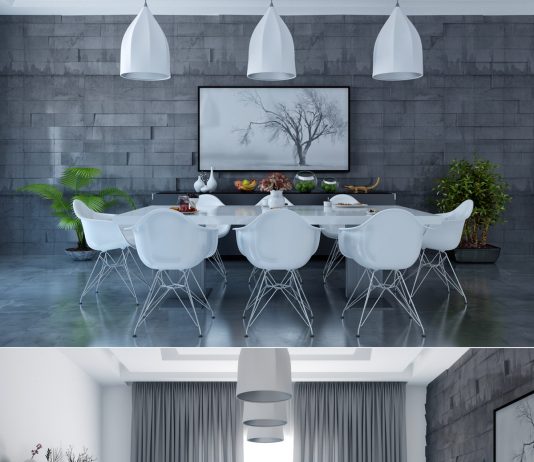 Luxurious dining room