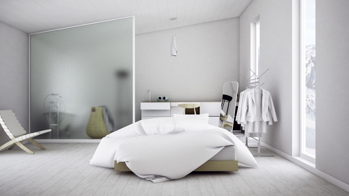 Scandinavian Bedroom Design Dominant With White Color ...