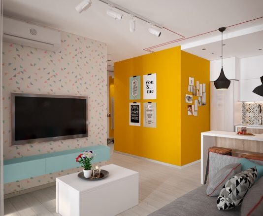 Yellow living room ideas