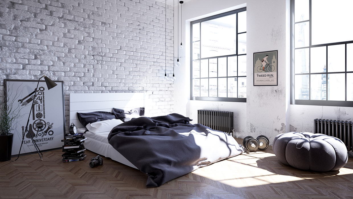 Scandinavian interior bedroom designs