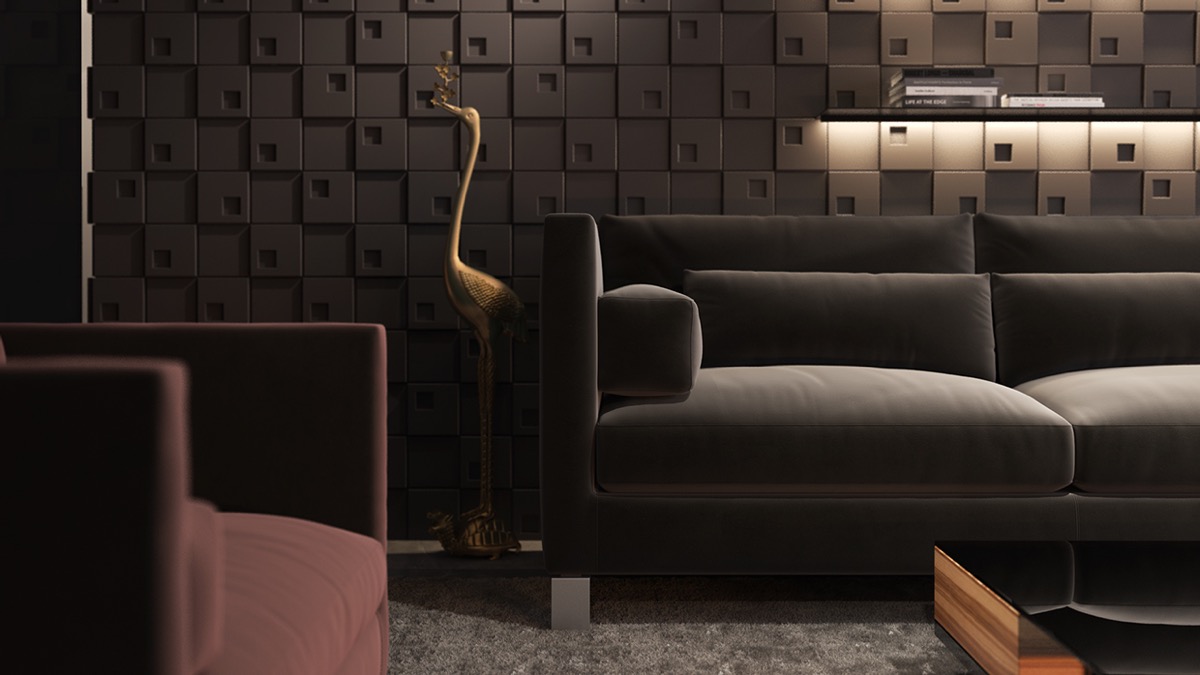 modern model wall texture design