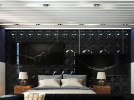 bedroom wall texture design