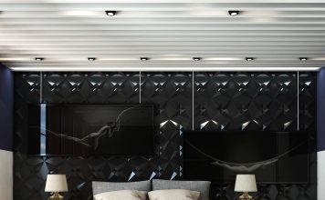 bedroom wall texture design