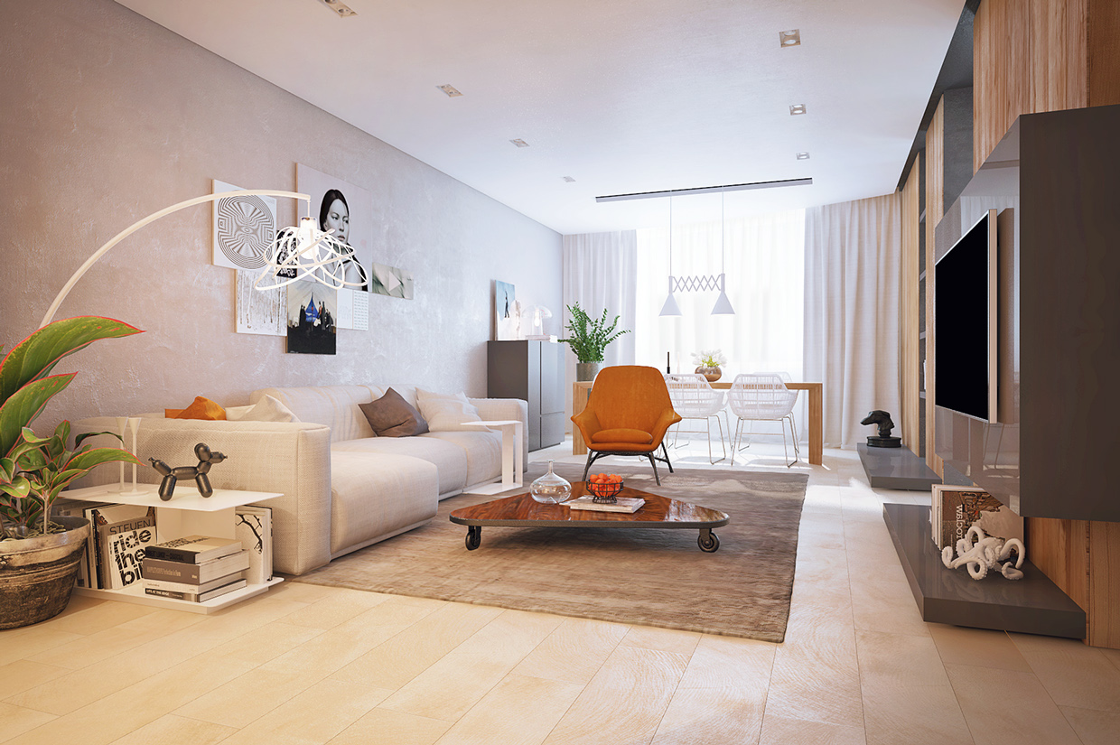 minimalist apartment planning and furnishing