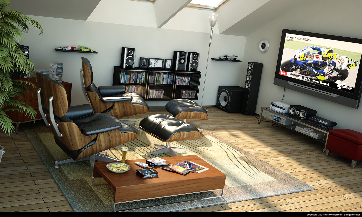 home theatre design for living room