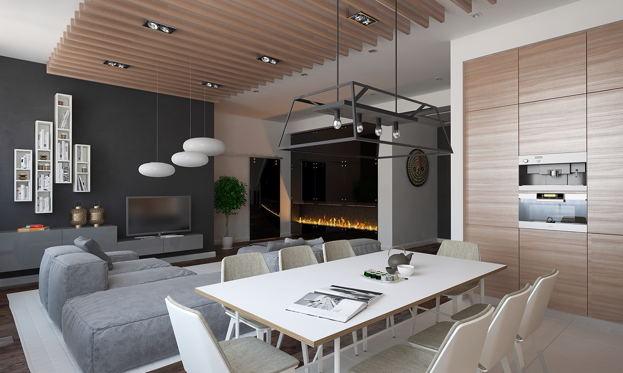 simple dining room design 