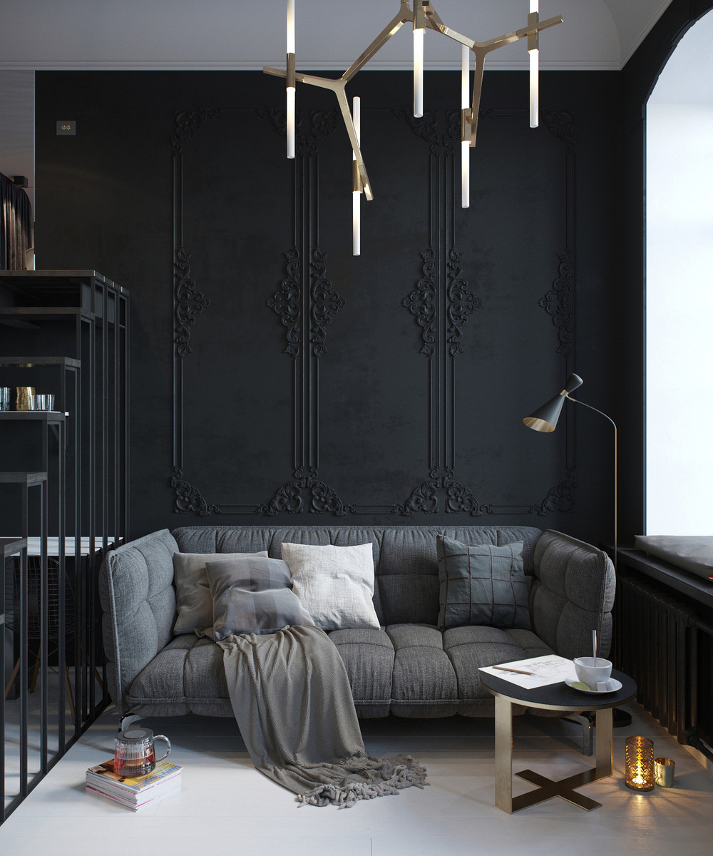 dark color for apartment design