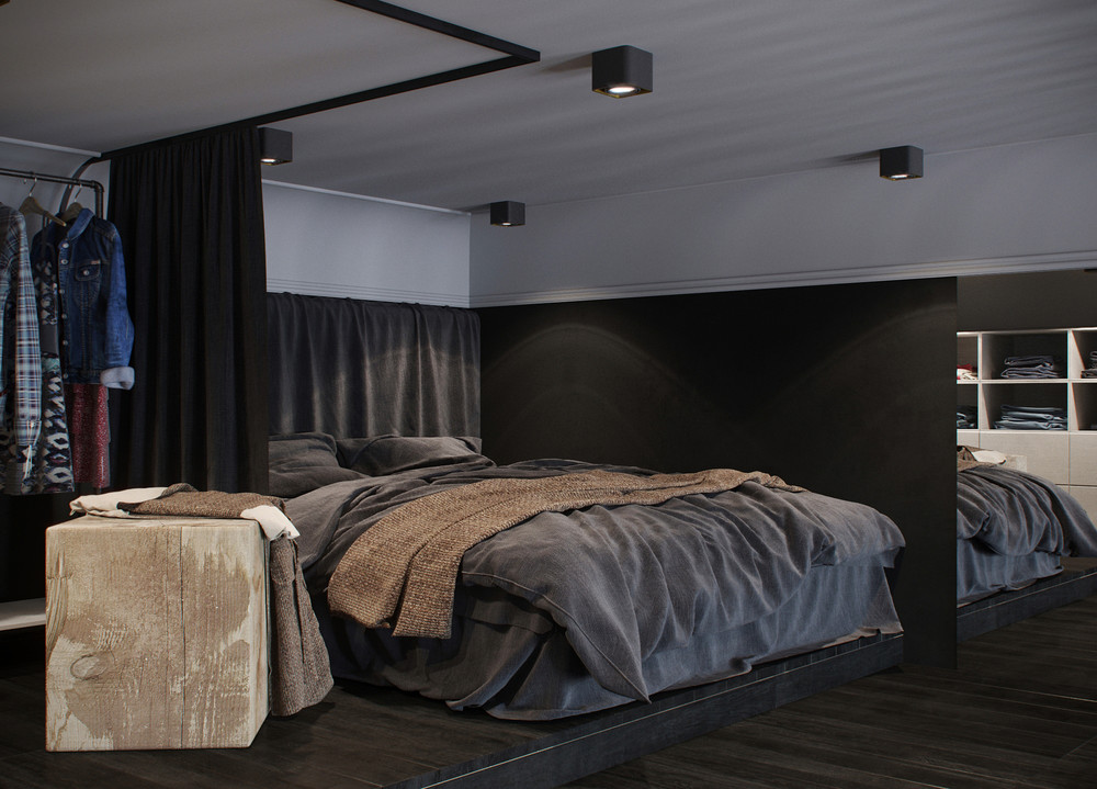 dark color bedroom design