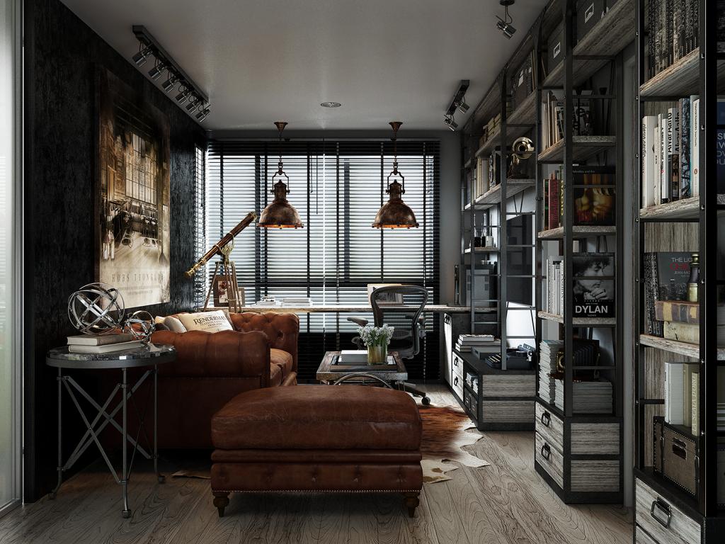 dark color concept for apartment